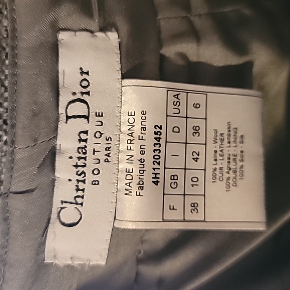 Christian Dior Tweed Wool Jacket, Skirt & Flare pants - Picture 16 of 16